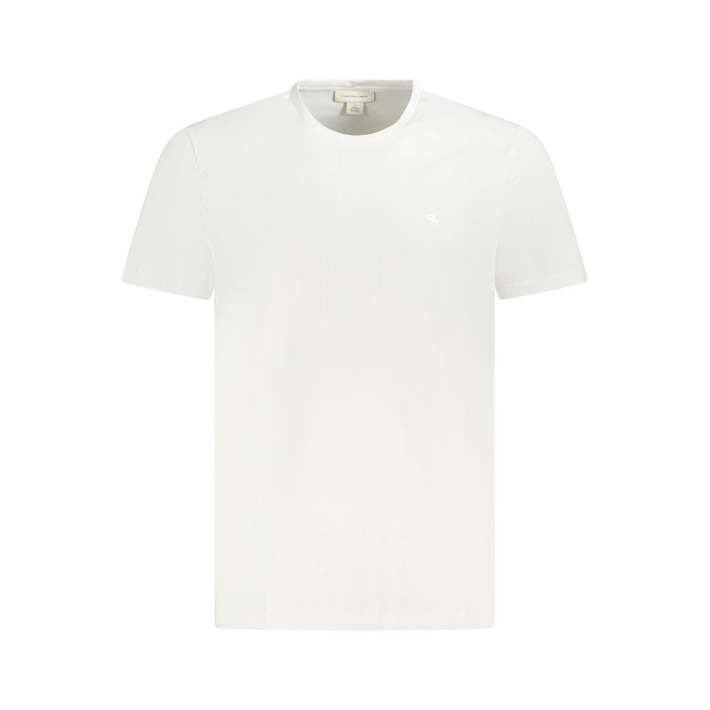 Weißes Baumwoll-T-Shirt