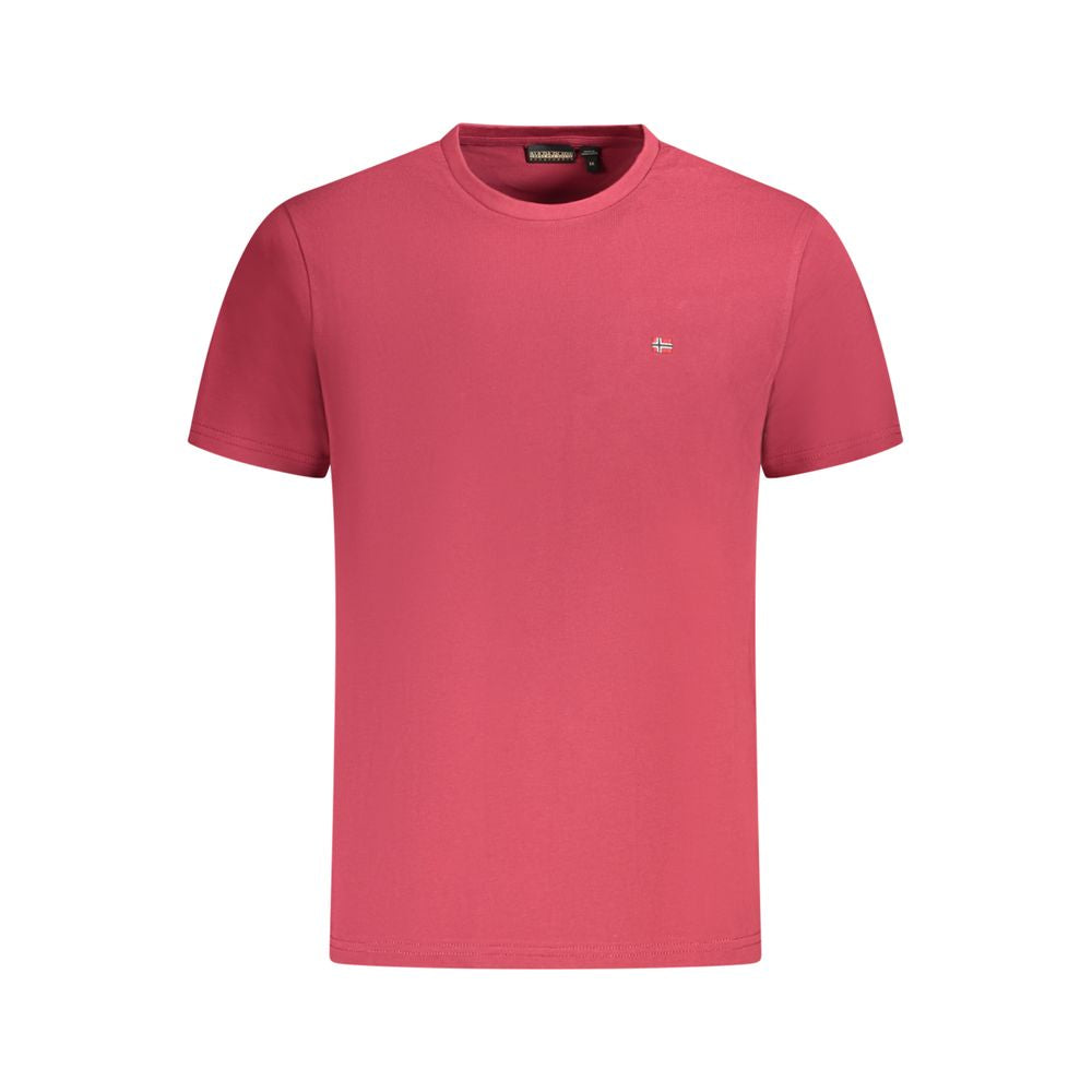 Rotes Herren-T-Shirt aus Baumwolle