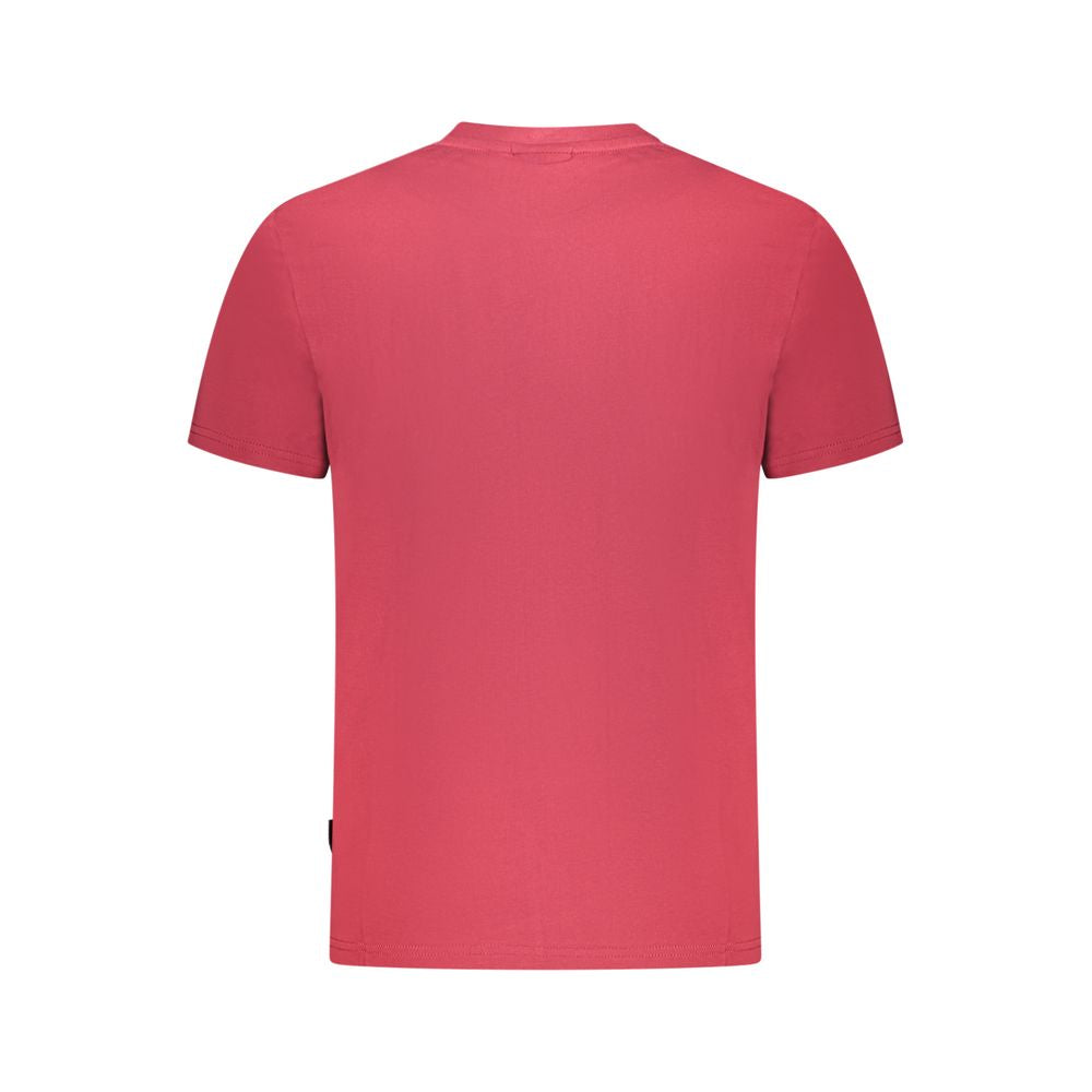 Rotes Herren-T-Shirt aus Baumwolle