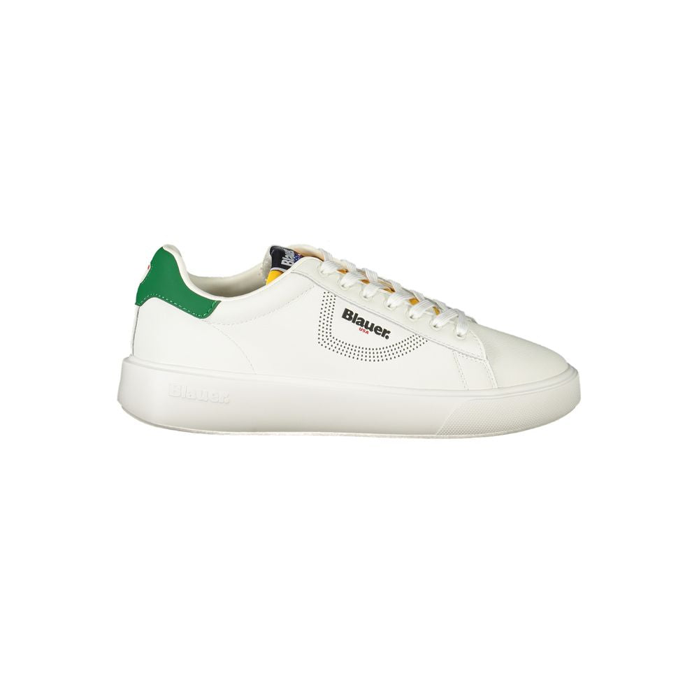 Weiße Leder Herren Sneaker