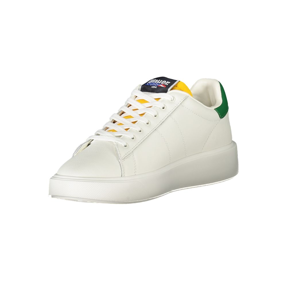 Weiße Leder Herren Sneaker