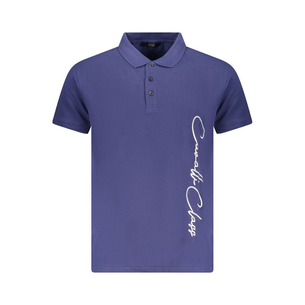 Blaues Poloshirt aus Baumwolle für Herren