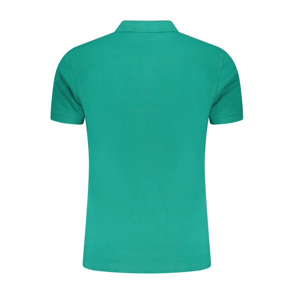Grünes Poloshirt aus Baumwolle für Herren