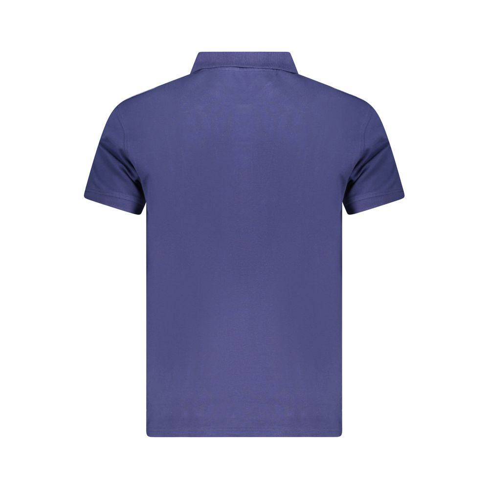 Blaues Poloshirt aus Baumwolle für Herren