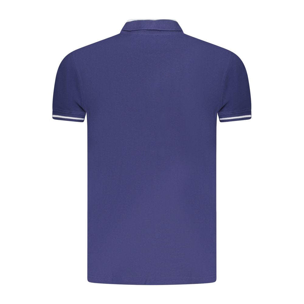Blaues Poloshirt aus Baumwolle für Herren