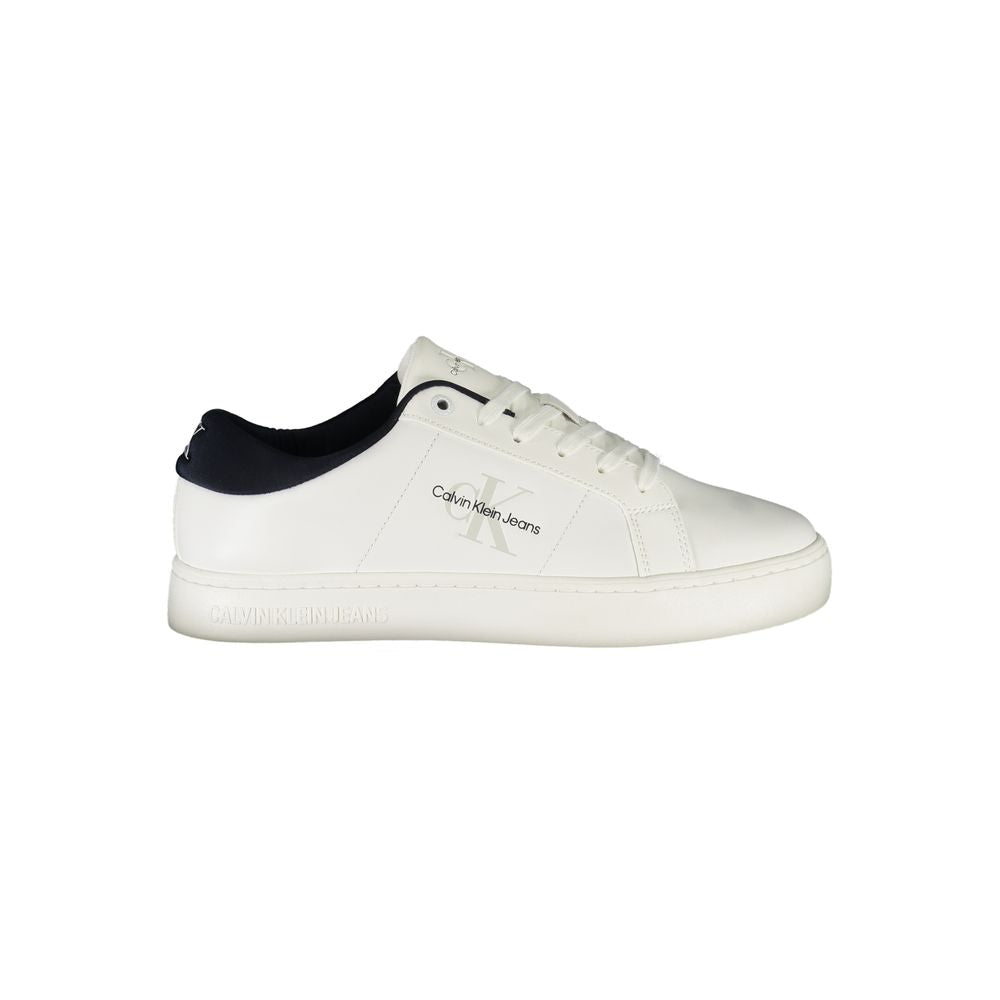 Weiße Leder Herren Sneaker