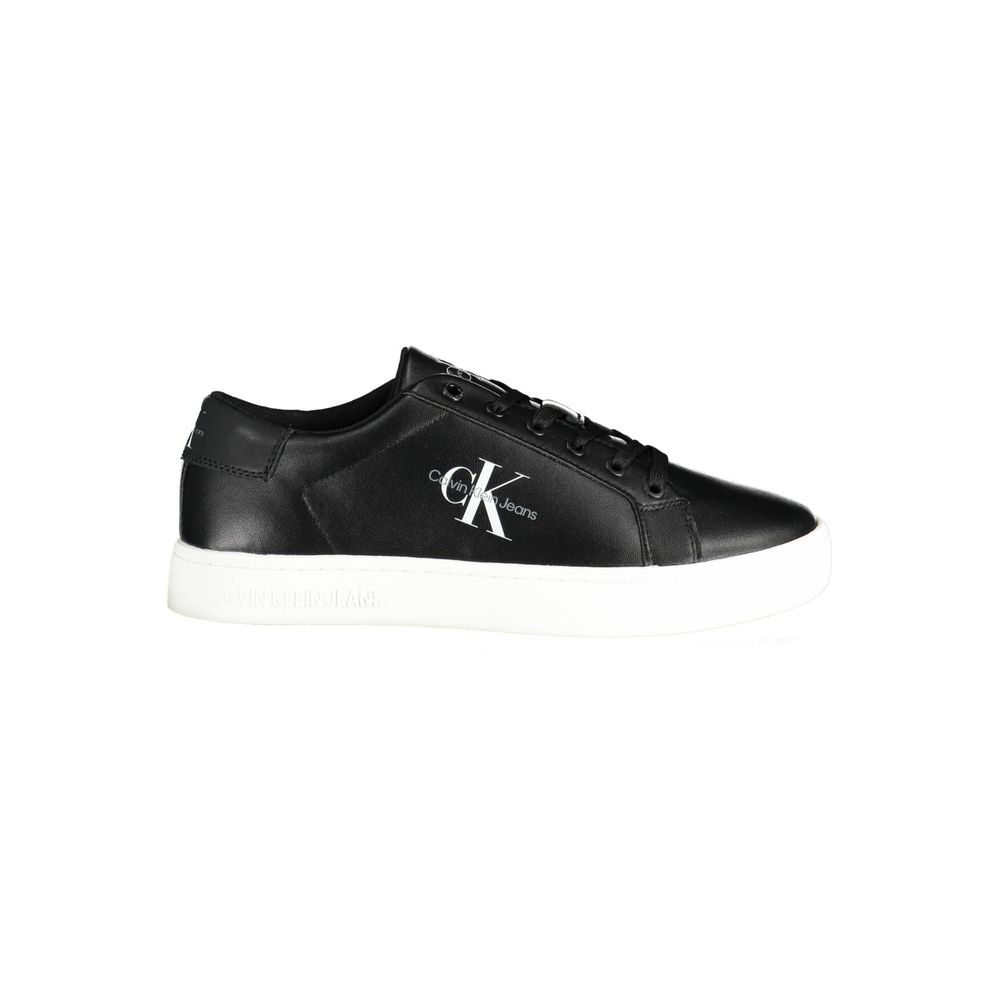Schwarzer Polyester-Herren-Sneaker