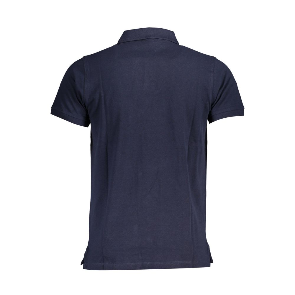 Blaues Poloshirt aus Baumwolle für Herren