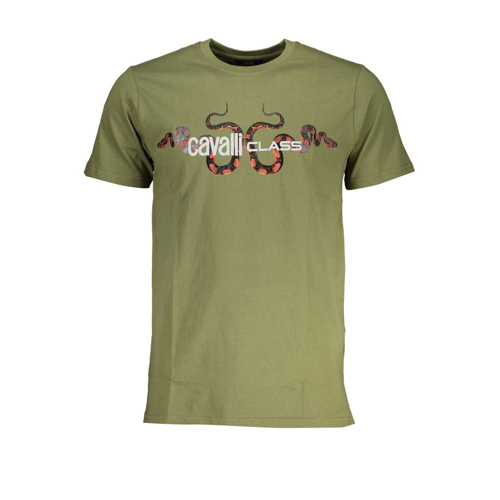 Grünes Baumwoll-T-Shirt