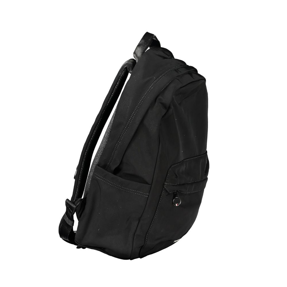 Schwarzer Polyester-Rucksack