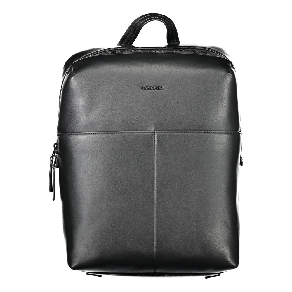 Schwarzer Polyethylen-Rucksack