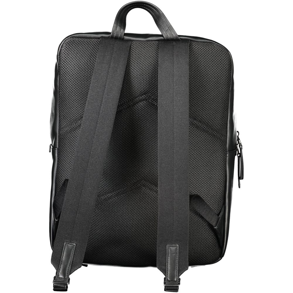 Schwarzer Polyethylen-Rucksack