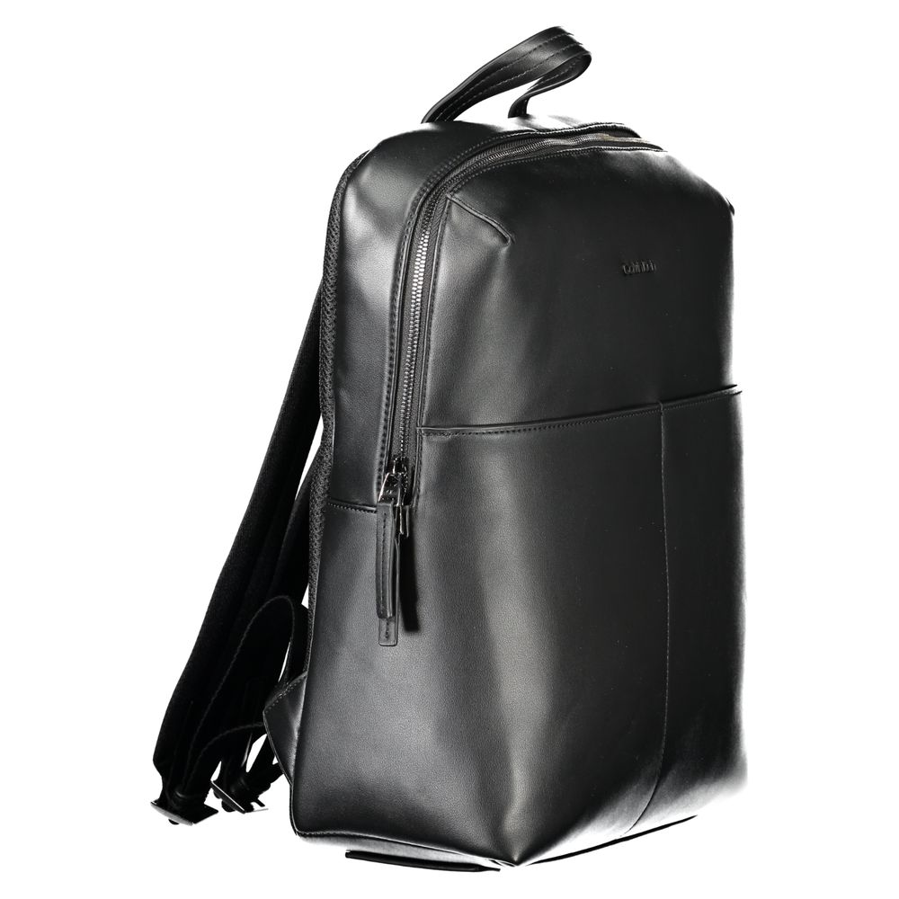 Schwarzer Polyethylen-Rucksack