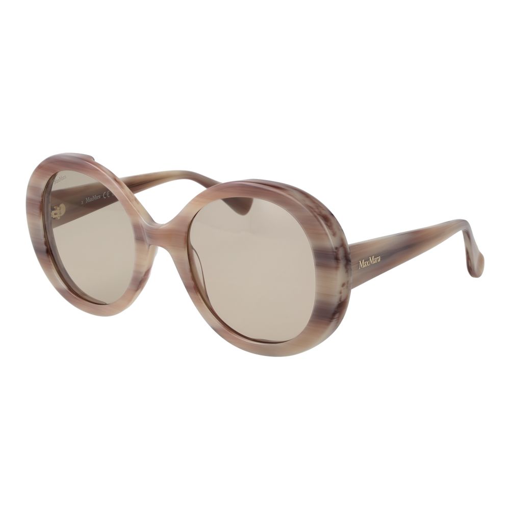 Cremefarbene Damen-Sonnenbrille