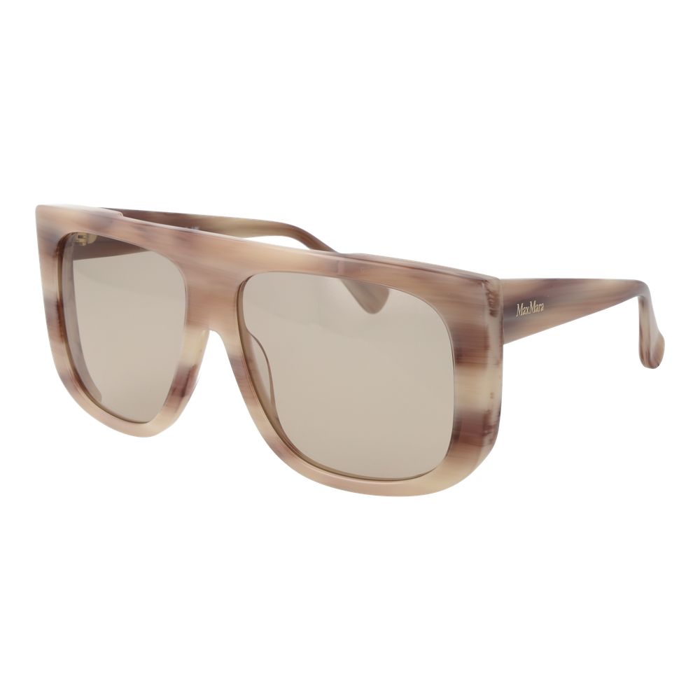 Cremefarbene Damen-Sonnenbrille