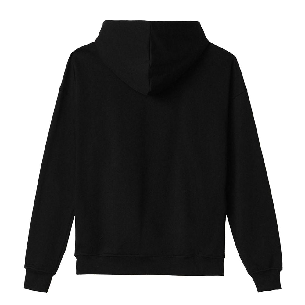 "Black Cotton Men's Pants with Drawstring"