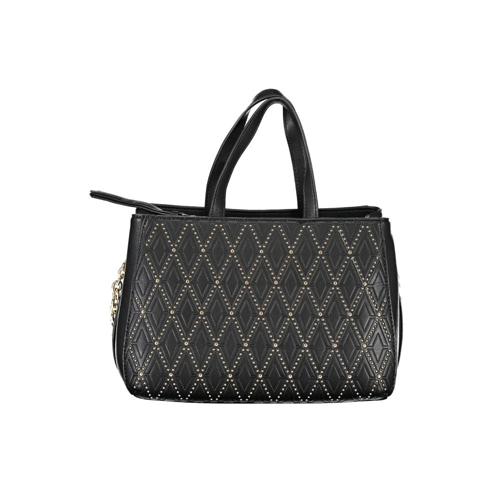 Schwarze Handtasche aus Polyethylen