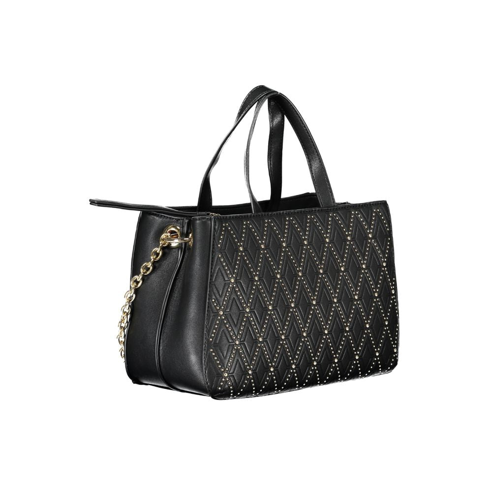 Schwarze Handtasche aus Polyethylen