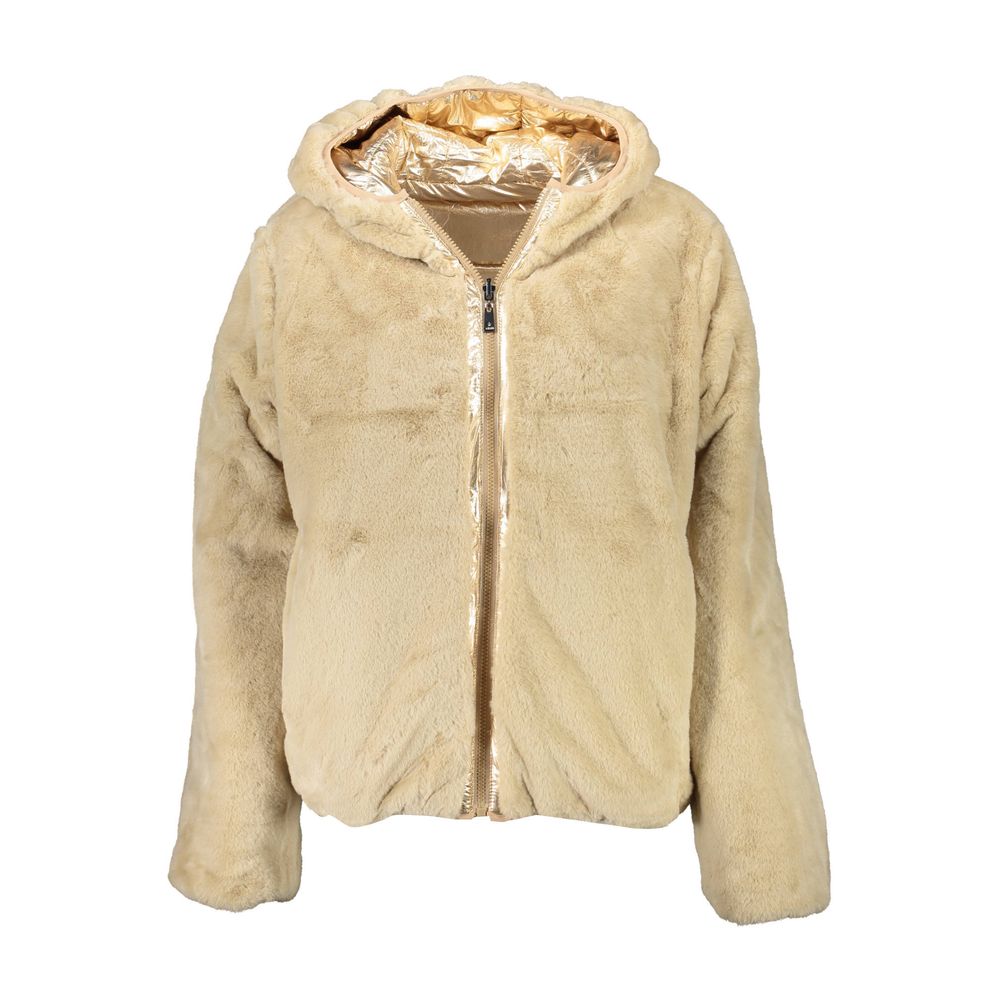 Gold Nylon Jacken & Mantel