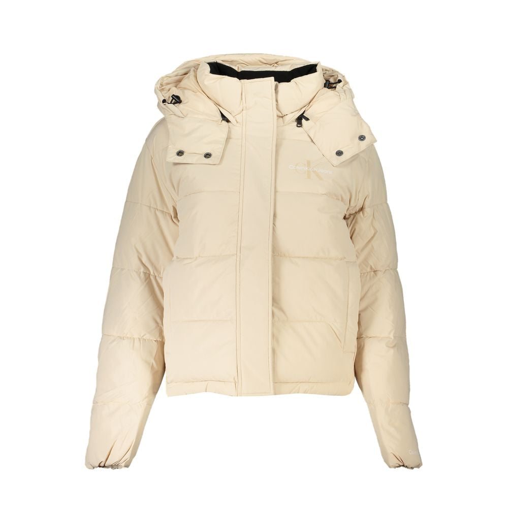 Beige Polyester Jacken & Mäntel