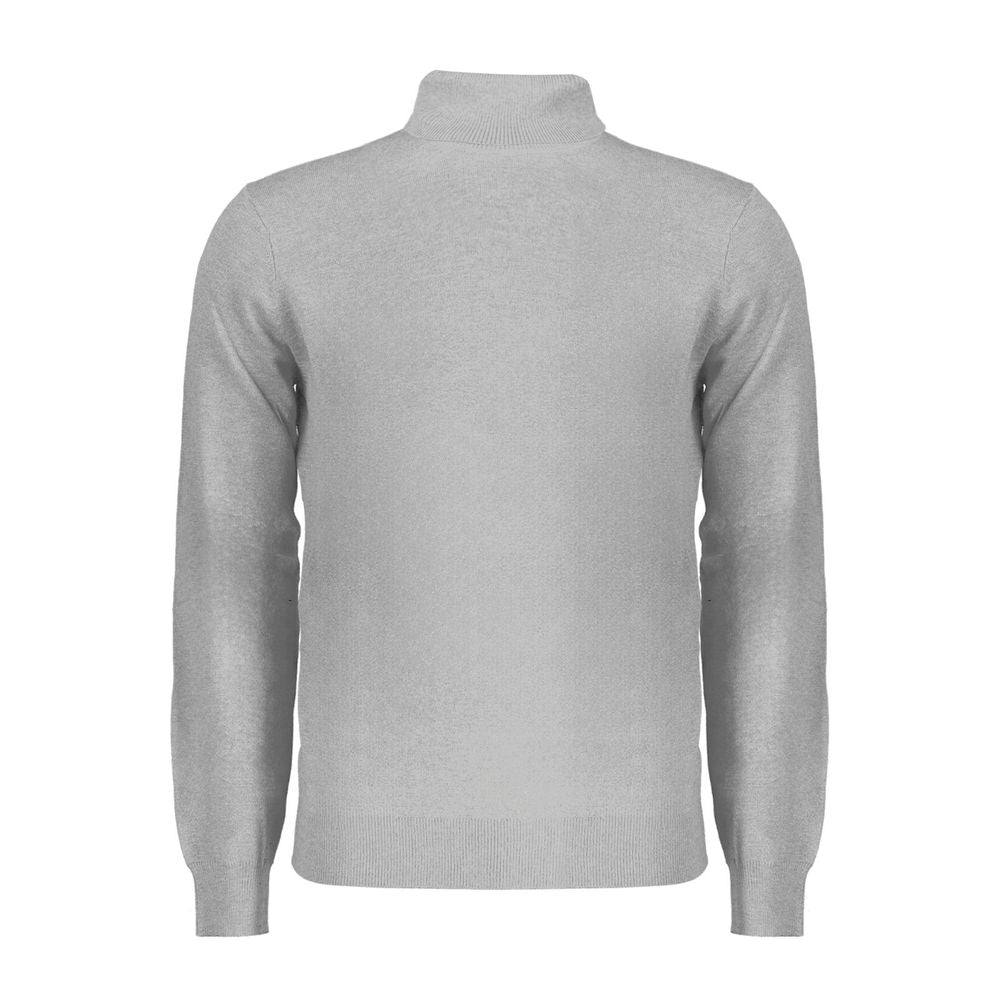 Grauer Polyesterpullover