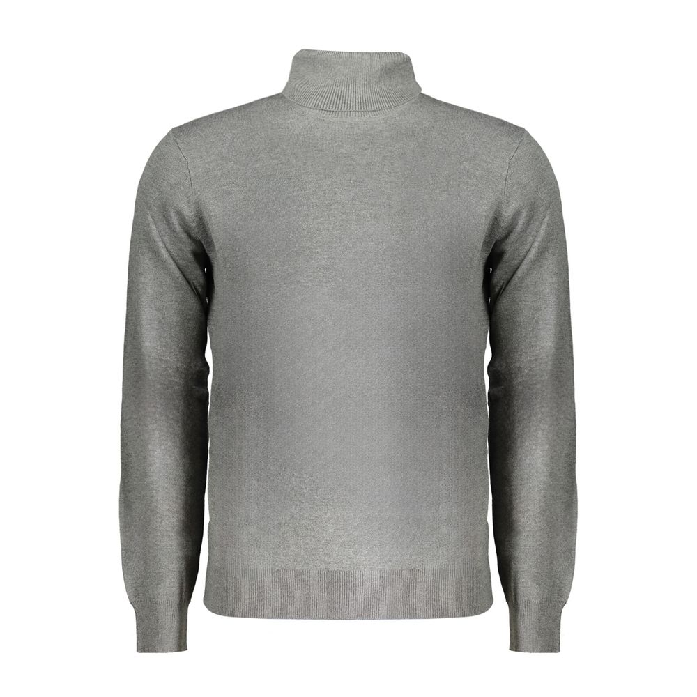 Grauer Polyesterpullover