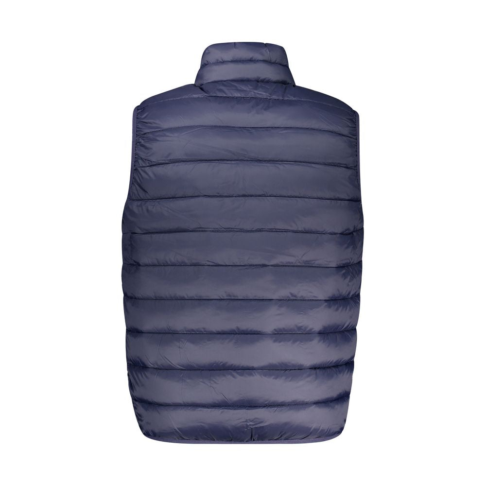 Blue Polyamide Men Jacket
