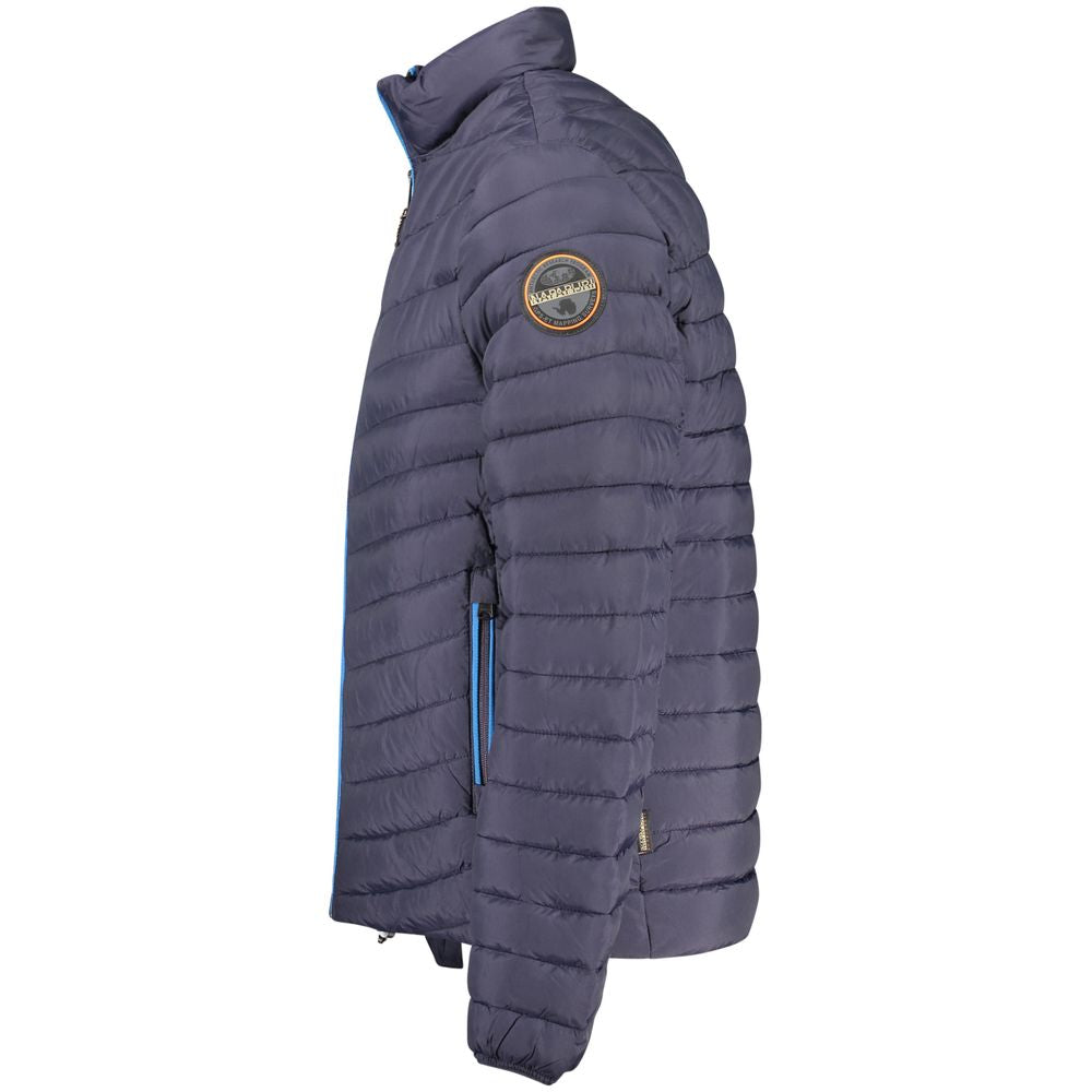Blaue Polyamidjacke