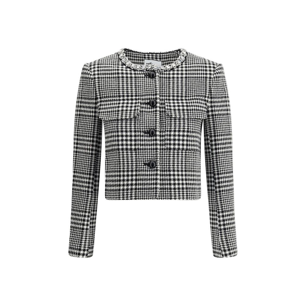 Karierter Blazer