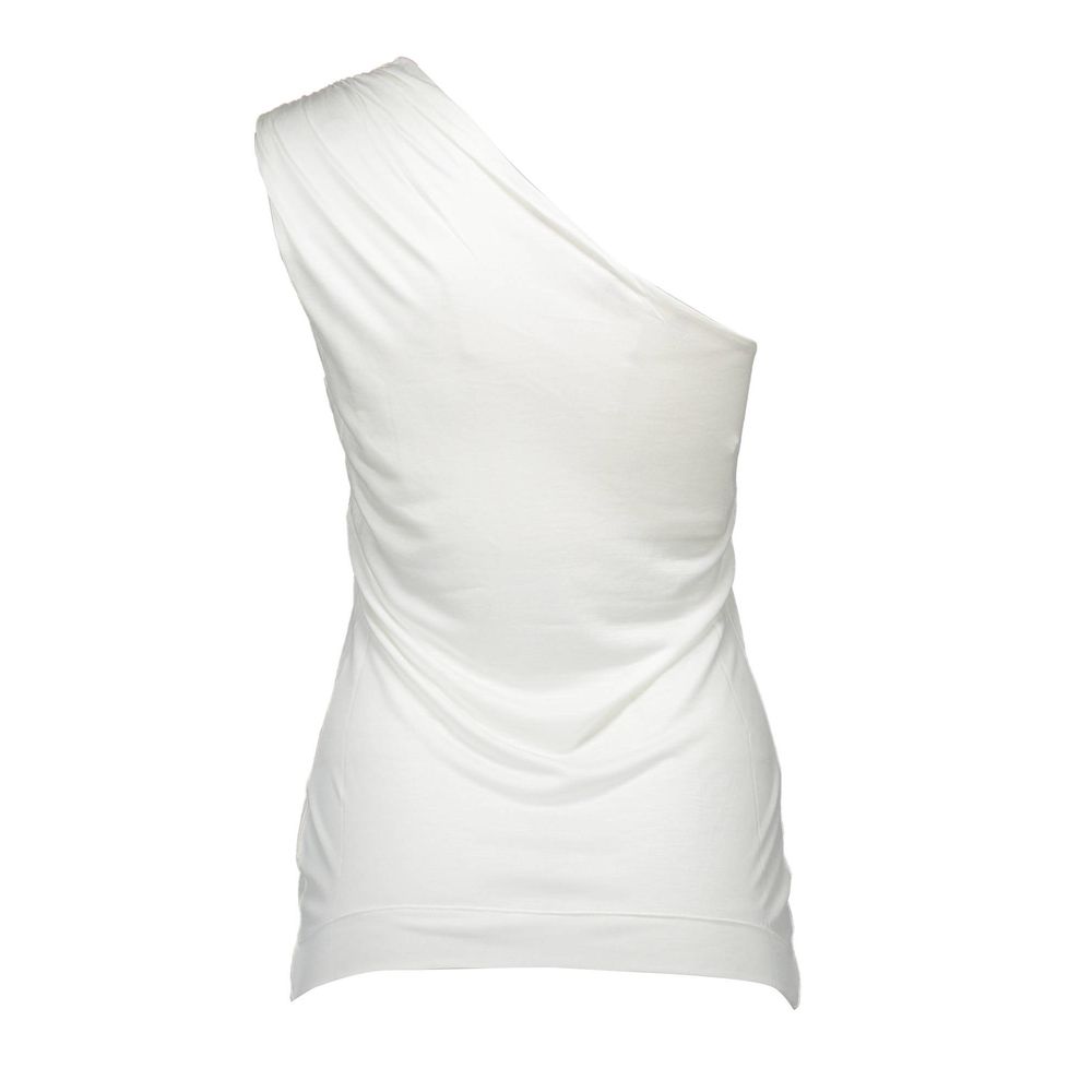 Weiße Elastan-Tops und T-Shirts
