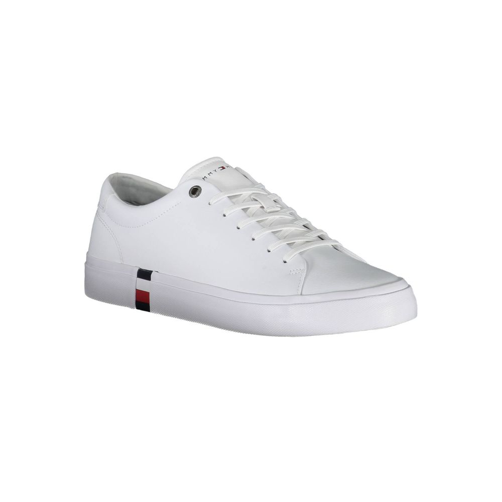 Weißer Polyester-Sneaker