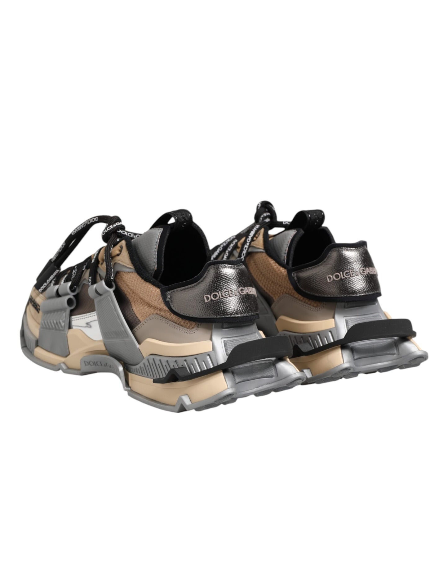 Mehrfarbige Space Sneakers mit Einsätzen