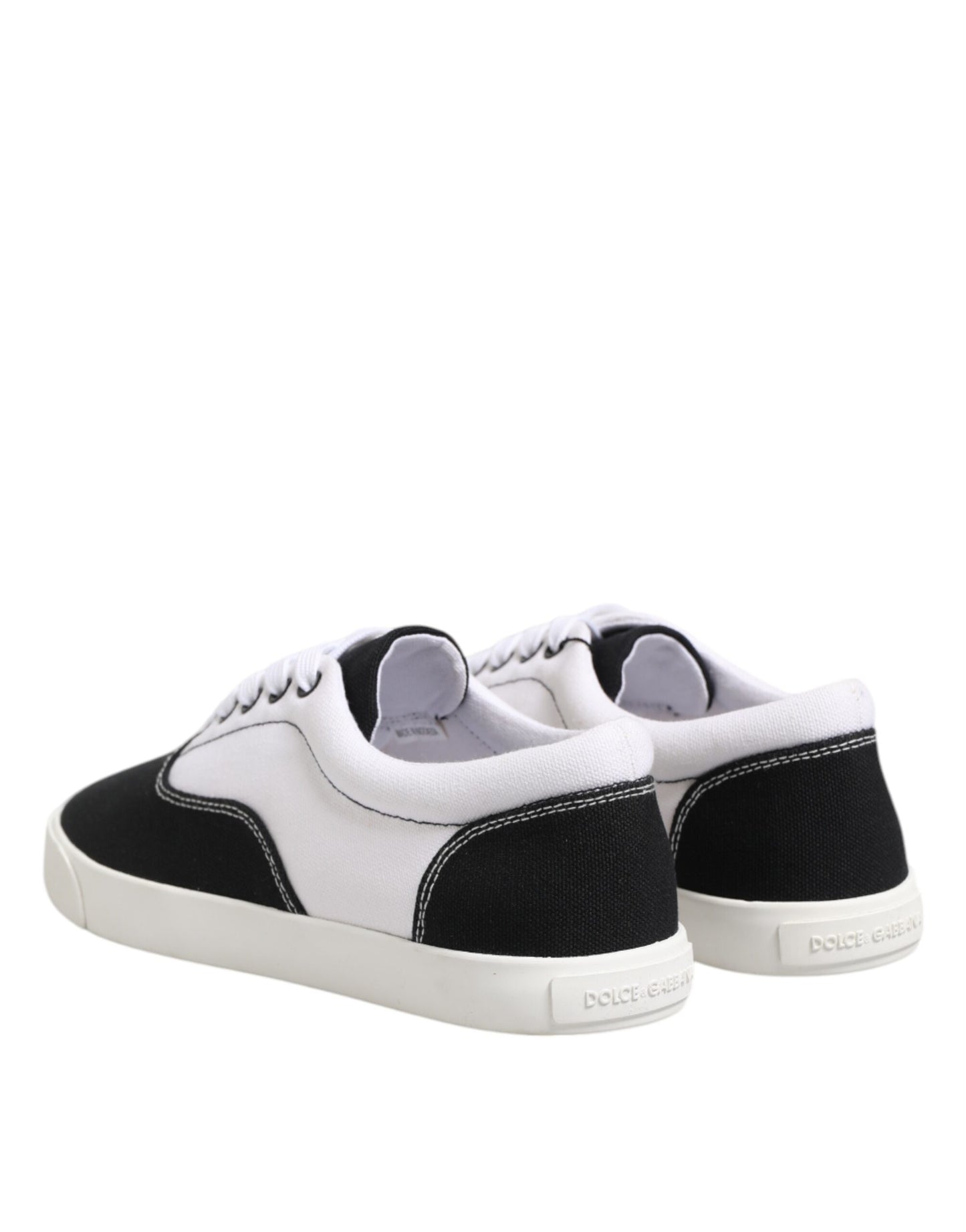 Schwarze Herren-Sneakers aus Baumwoll-Canvas mit Schnürung