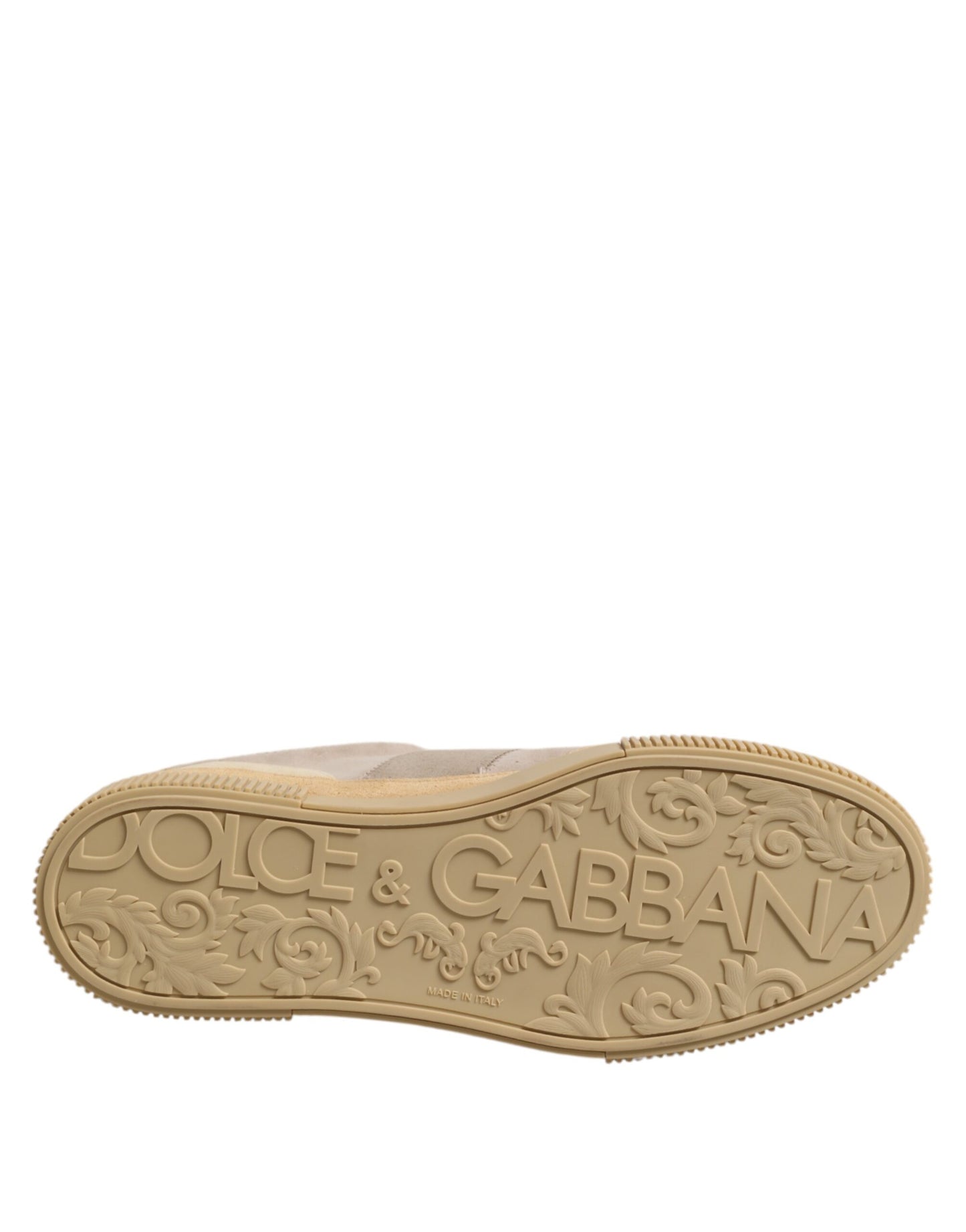 Beige Leder Low Top Schnürschuhe