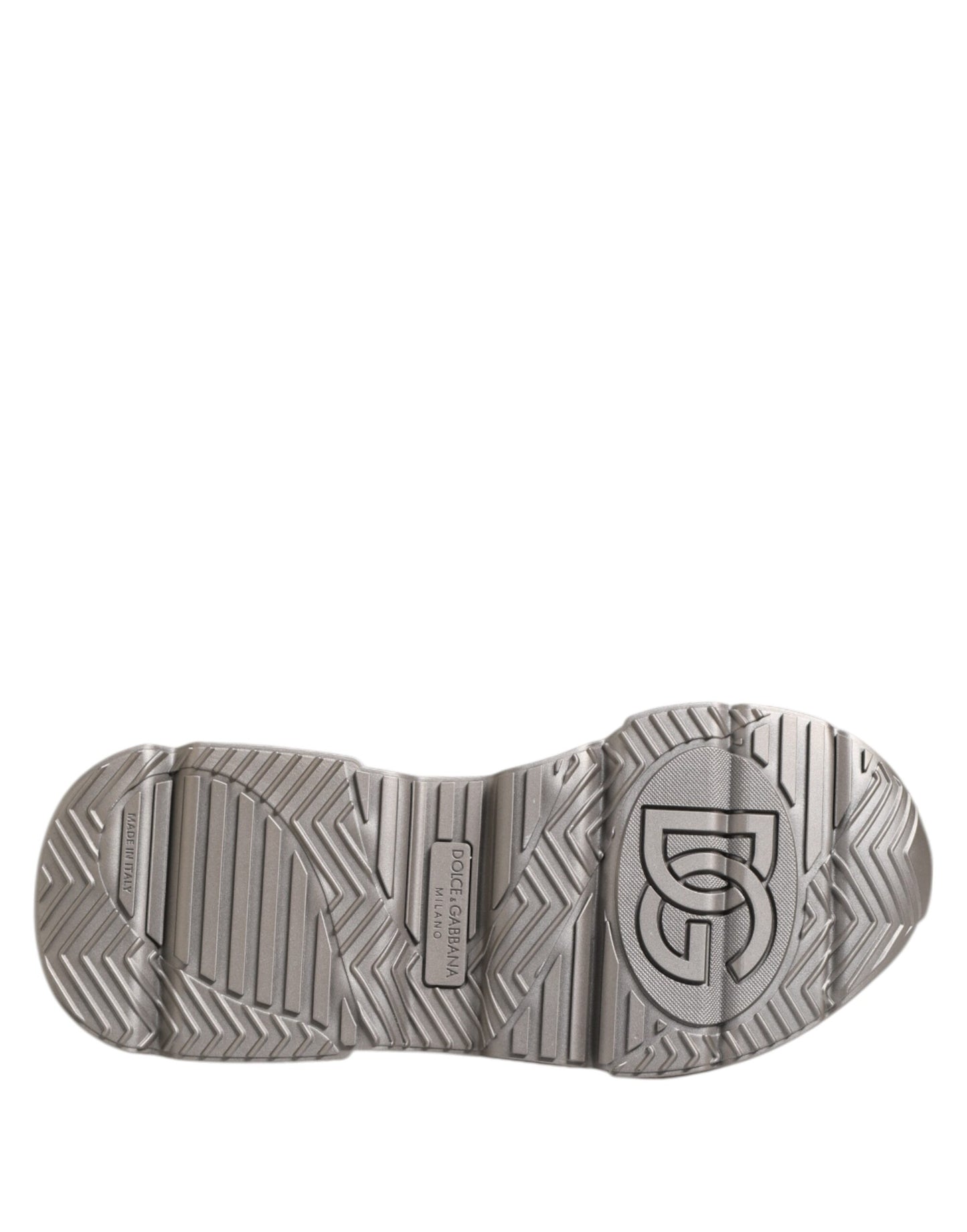 Silberne DAYMASTER Leder Herren Sneakers