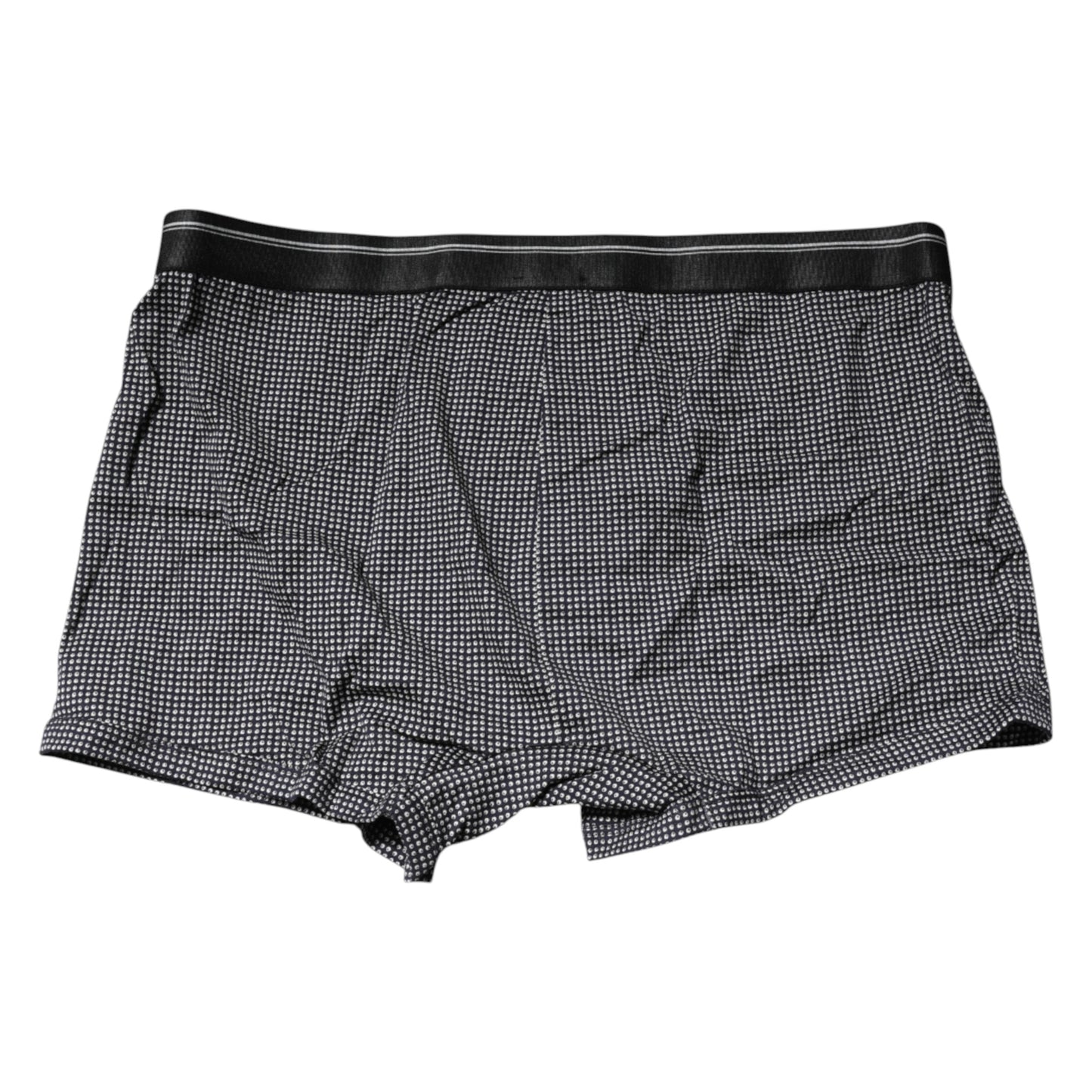 Grau bedruckte Boxershorts aus Baumwolle