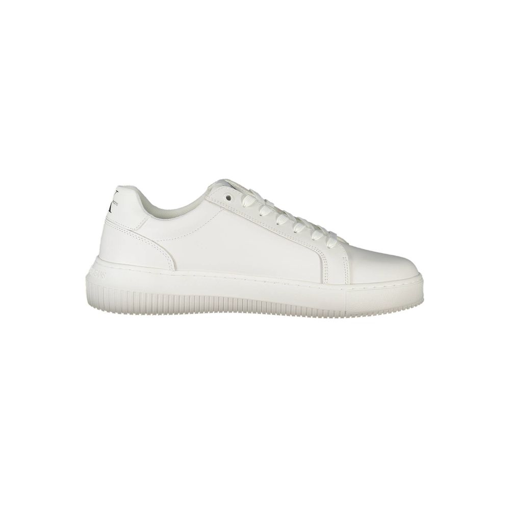 Weißer Polyester-Sneaker