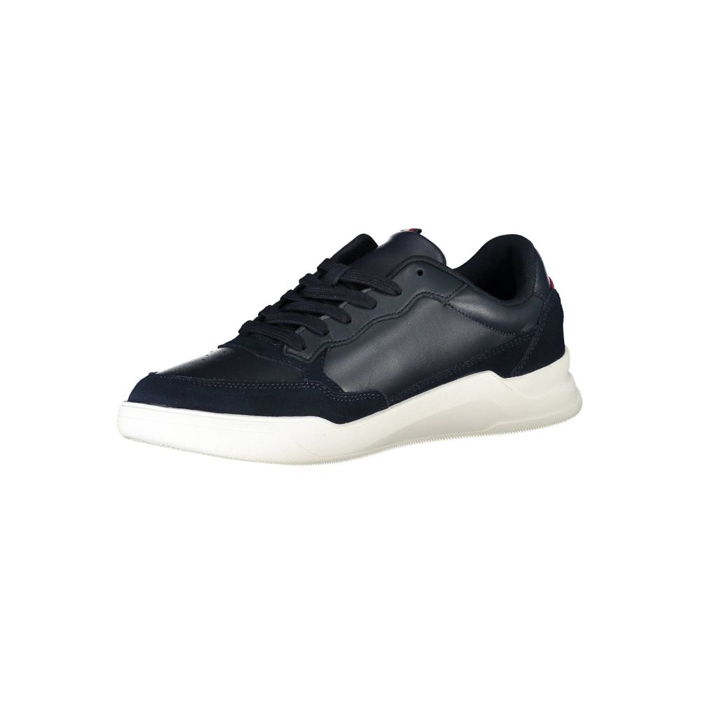 Blauer Polyester-Sneaker