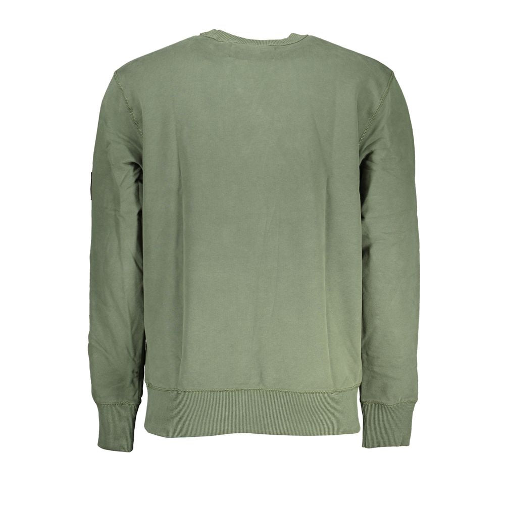Grüner Baumwollpullover