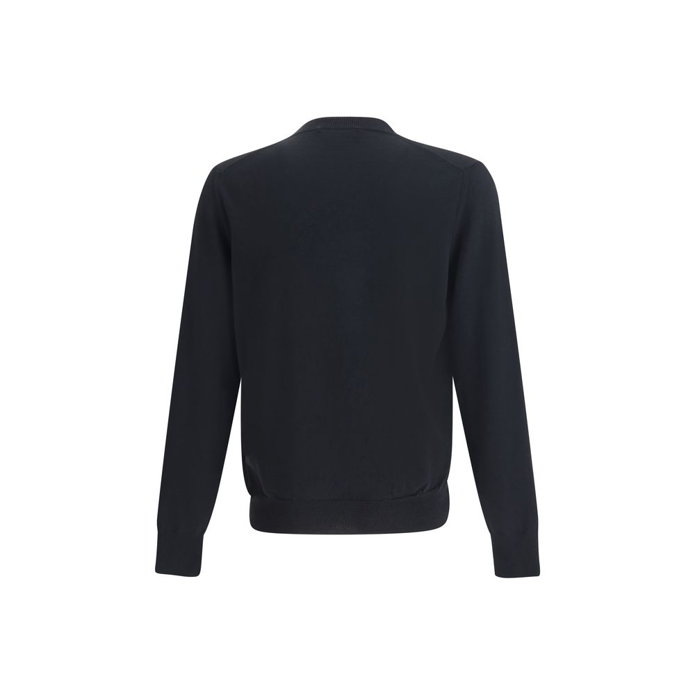 Wollpullover mit Logo