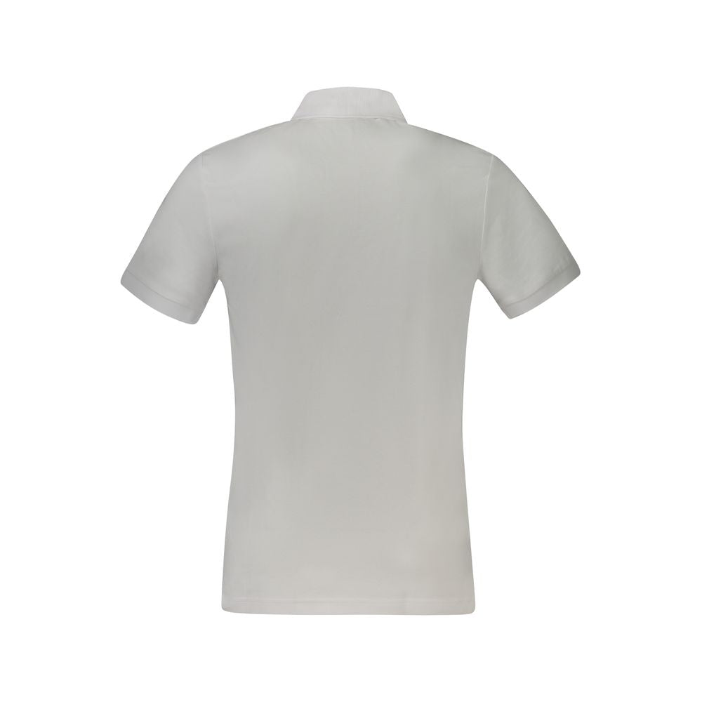 Weißes Poloshirt aus Baumwolle