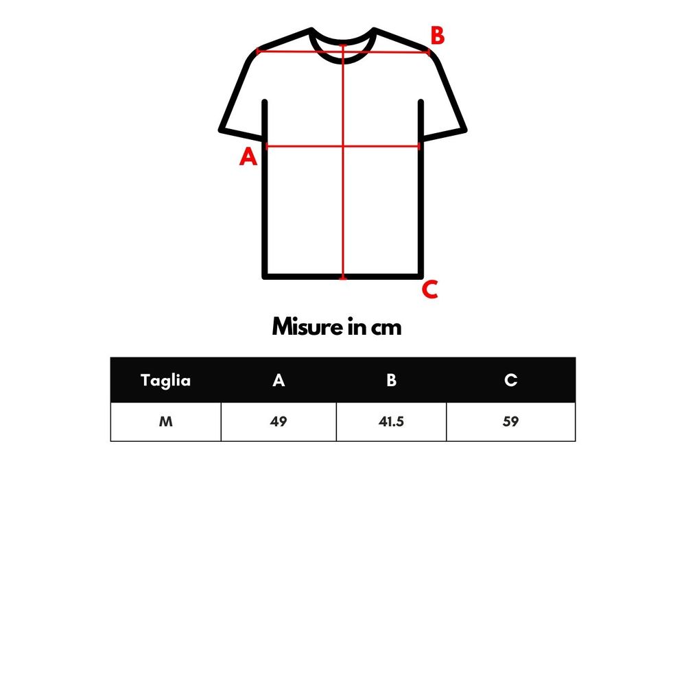 Blaues Baumwoll-T-Shirt
