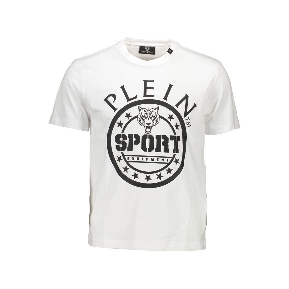 Weißes Baumwoll-T-Shirt