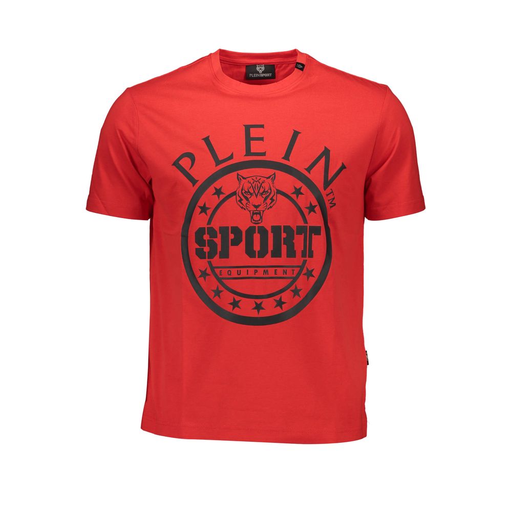Rotes Baumwoll-T-Shirt