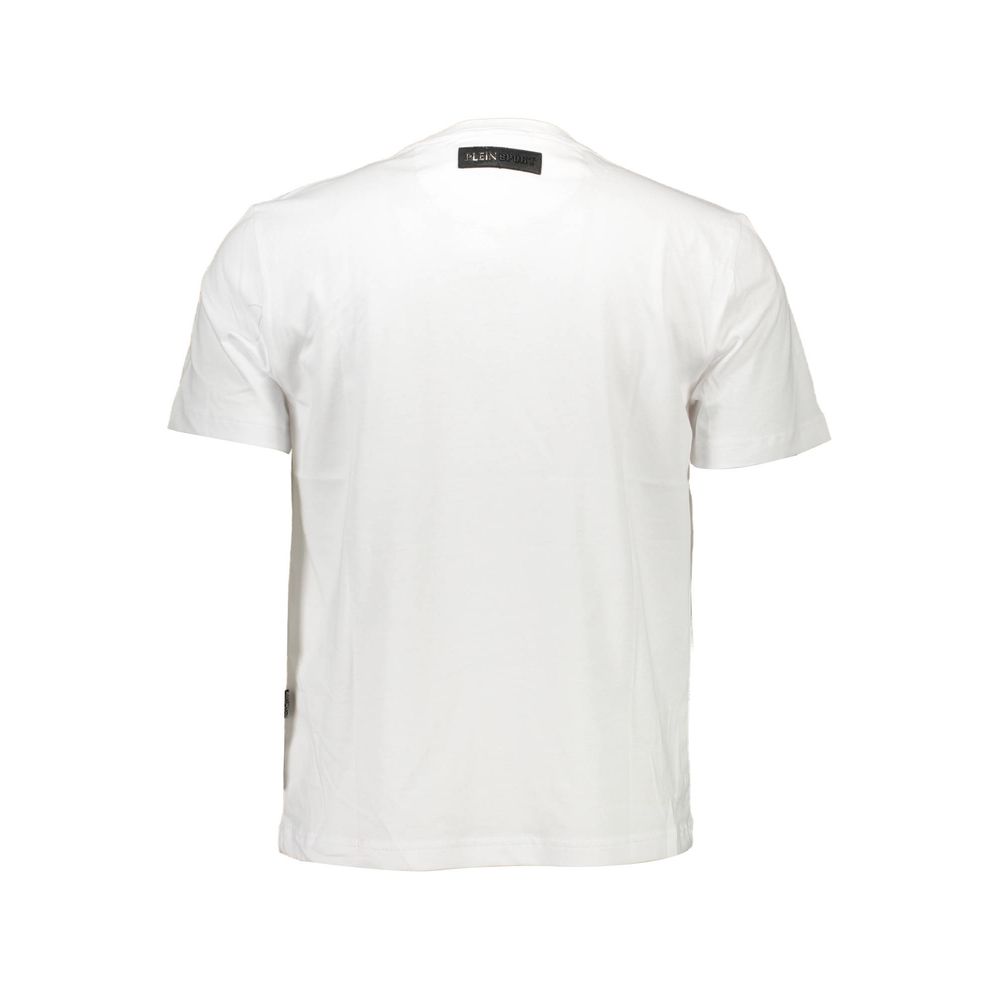 Weißes Baumwoll-T-Shirt