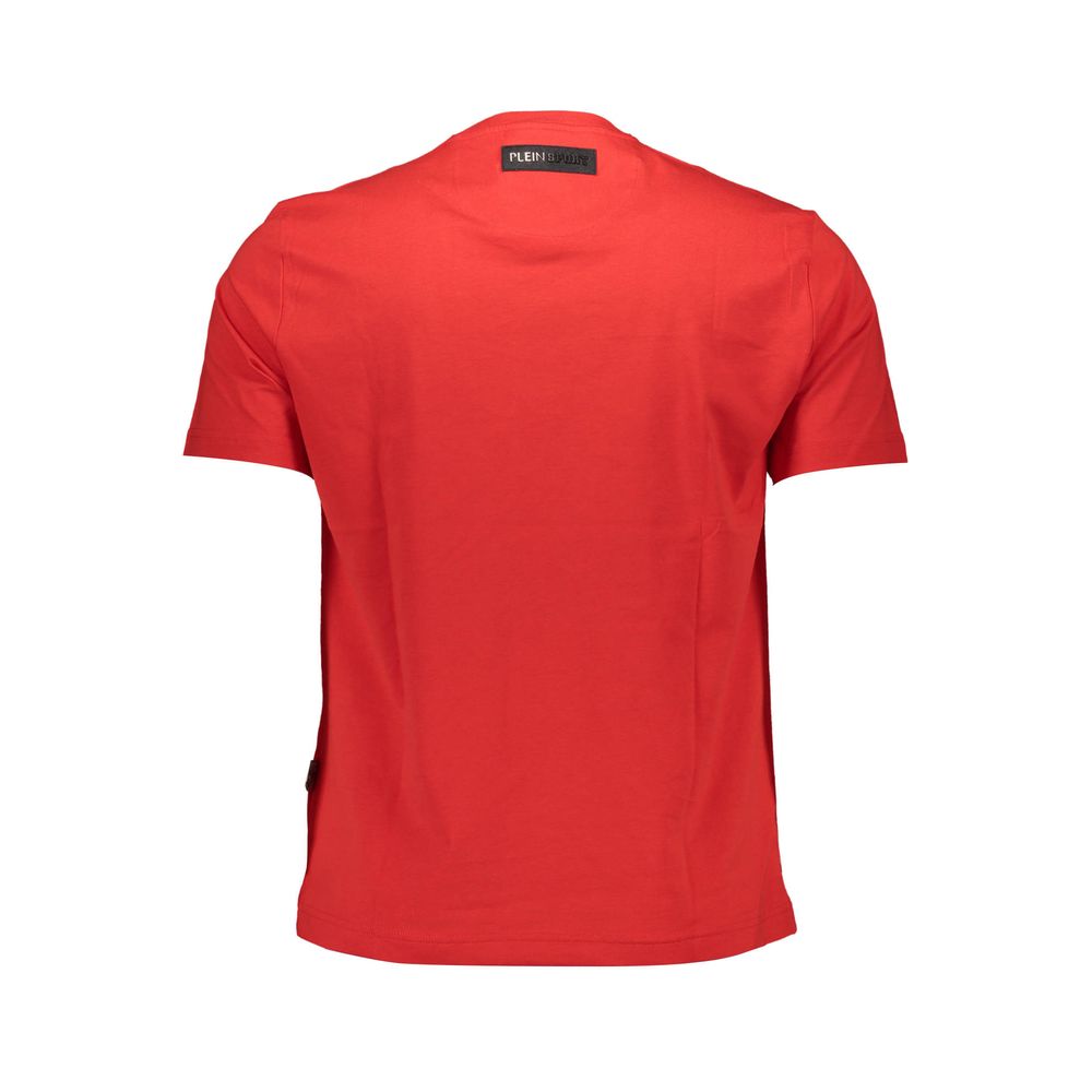 Rotes Baumwoll-T-Shirt