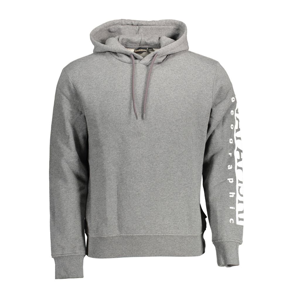 Grauer Baumwollpullover