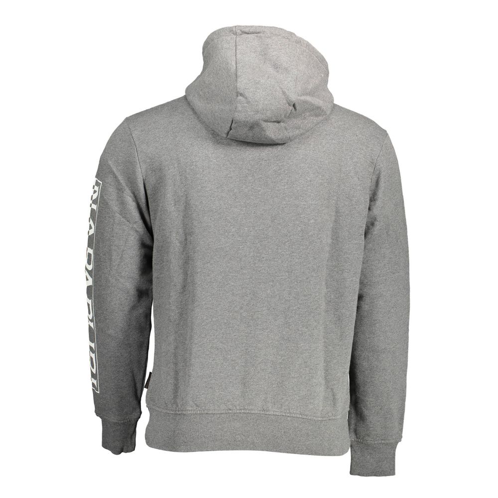 Grauer Baumwollpullover