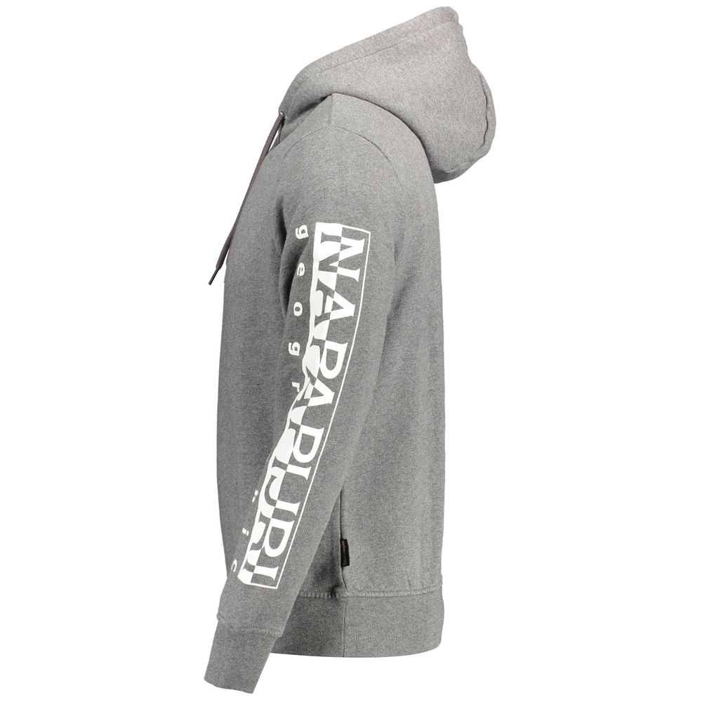 Grauer Baumwollpullover