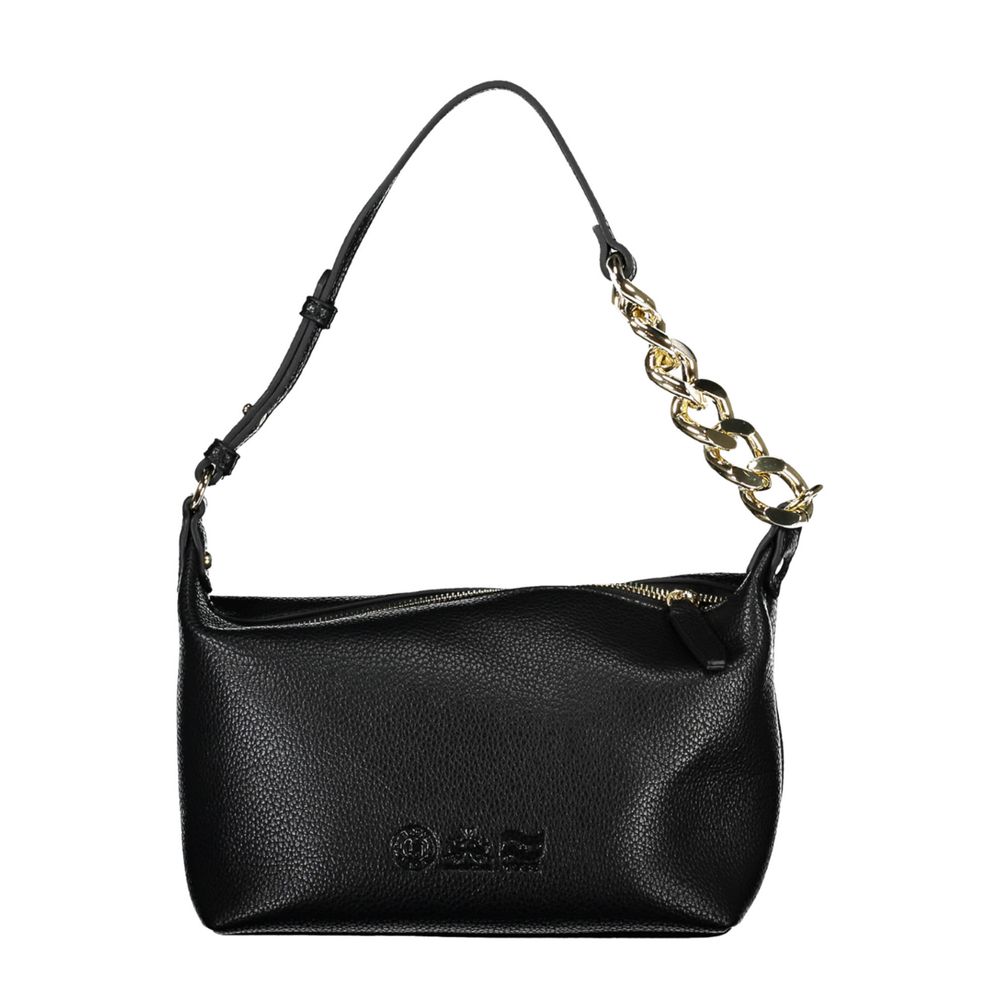 Schwarze Handtasche aus Polyethylen